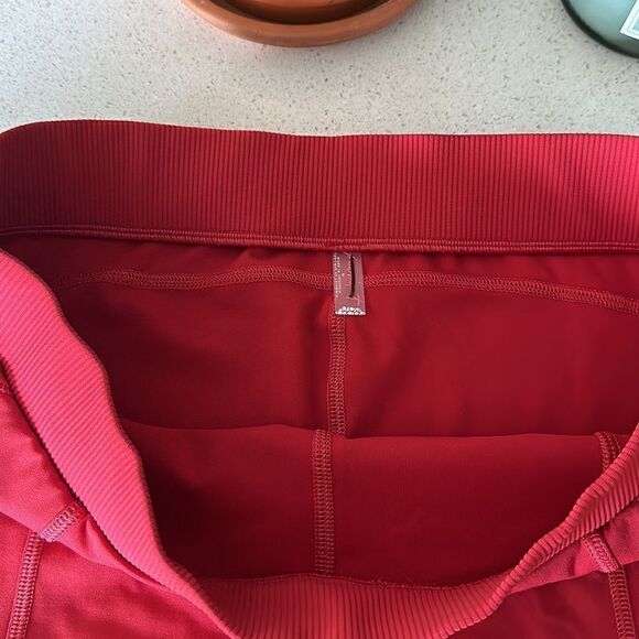 NWOT Free people Movement Mid Rise Move On Micro Red Shorts Activewear Nylon - Picture 5 of 14